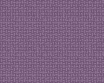 Woolies Purple Basket Weave Flannel, 100% Cotton, MASF18509-V, for Sewing, Quilting, Wool Appliqué and Craft. Sold by the half-yard