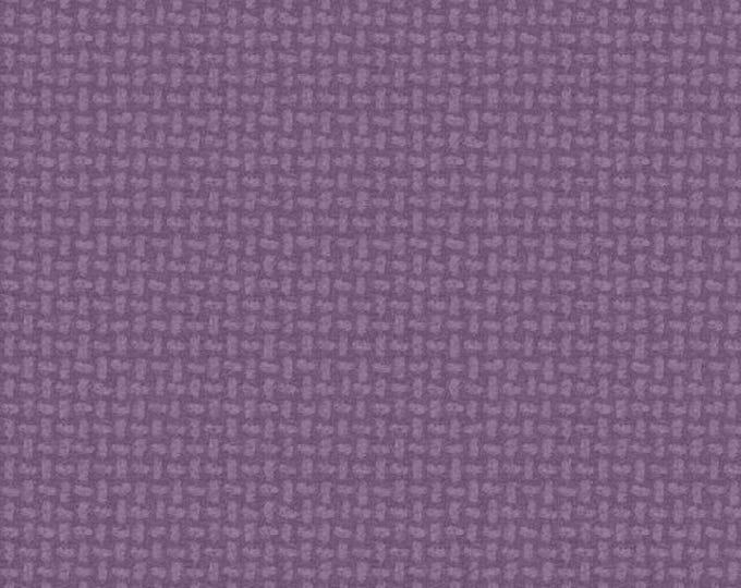 Woolies Purple Basket Weave Flannel, 100% Cotton, MASF18509-V, for Sewing, Quilting, Wool Appliqué and Craft. Sold by the half-yard