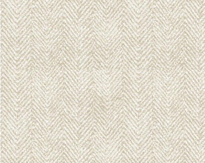 Cotton Woolies Cream Herringbone Flannel, 100% COTTON, MASF1841-E2, for Sewing, Wool Appliqué and Craft Projects. Sold by the Half-Yard.