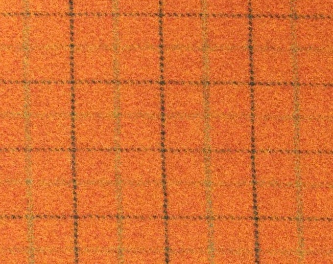 Pumpkin Patch, Felted Wool Fabric for Rug Hooking, Wool Applique and Crafts