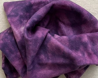 Lilac, Hand Dyed, Felted Wool Fabric for Rug Hooking, Wool Appliqué, Sewing and Crafts. Size 1/2 yard