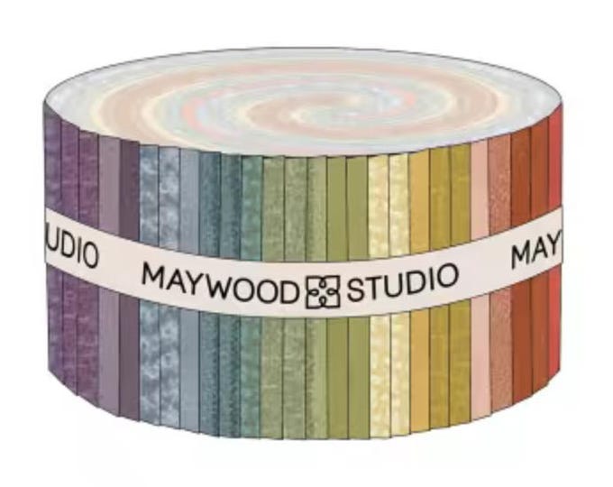 2-1/2in Stirps, Woolies Flannel Sorbetto 2, 40pcs/bundle, COTTON