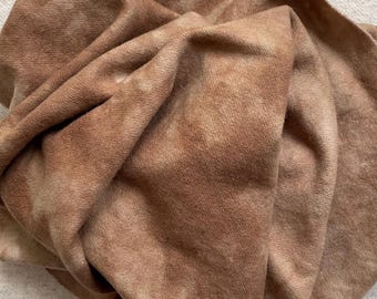 Sand, Hand Dyed Fat Quarter, Felted Wool Fabric for Rug Hooking, Wool Applique, Sewing and Crafts
