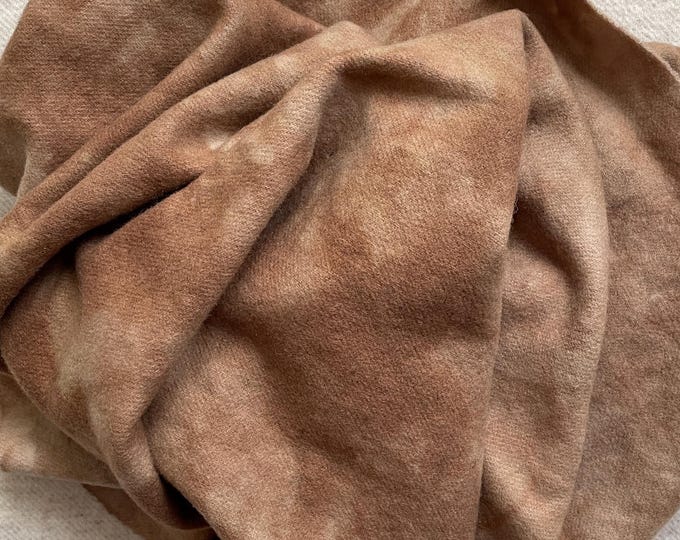 Sand, Hand Dyed Fat Quarter, Felted Wool Fabric for Rug Hooking, Wool Applique, Sewing and Crafts