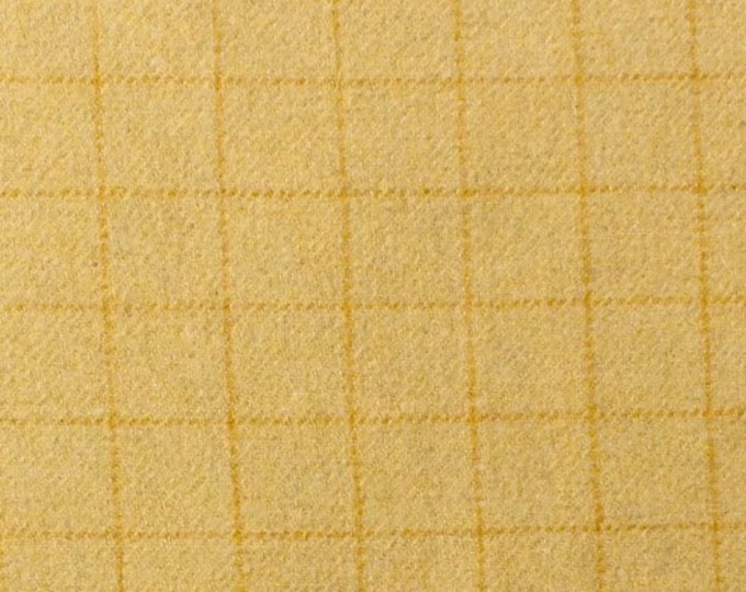 Irish Butter, Felted Wool Fabric for Rug Hooking, Wool Appliqué and Crafts