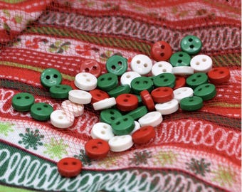 Round Christmas Buttons, from Dress It Up