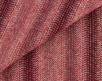 Dark Cherry Red Ombre, Felted Wool Fabric for Rug Hooking, Wool Appliqué, Sewing and Crafts