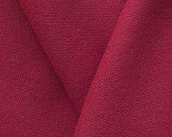 Ruby Solid, Felted Wool Fabric for Rug Hooking, Wool Appliqué and Crafts