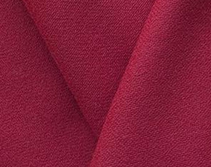 Ruby Solid, Felted Wool Fabric for Rug Hooking, Wool Appliqué and Crafts