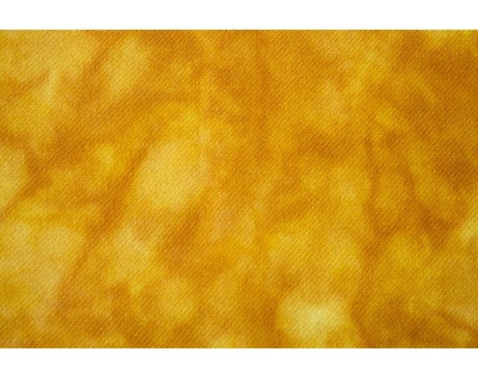 Nugget Gold, Hand Dyed, Felted Wool Fabric for Rug Hooking, Wool Appliqué, Sewing and Crafts