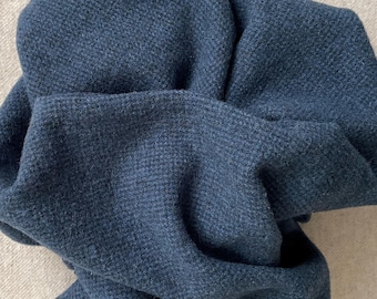 Admiral Blue, Felted Wool Fabric for Rug Hooking, Wool Appliqué, Sewing and Crafts