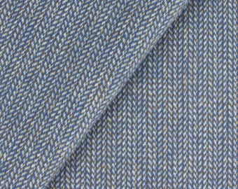 Blue Ticking, Felted Wool Fabric for Rug Hooking, Wool Applique, Crafts and Sewing