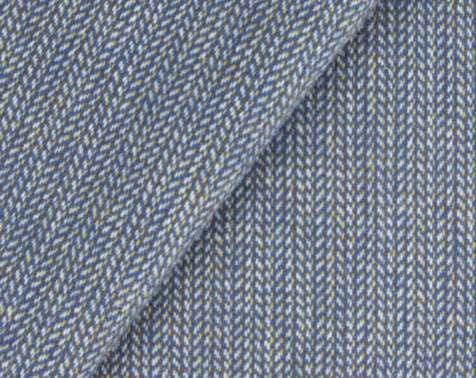 Blue Ticking, Felted Wool Fabric for Rug Hooking, Wool Applique, Crafts and Sewing