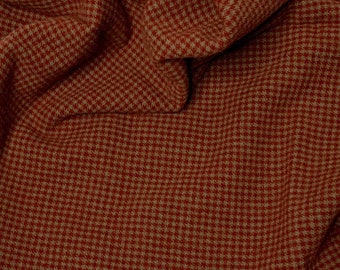 Red Clover, Fetled Wool Fabric for Rug Hooking, Wool Applique and Crafts
