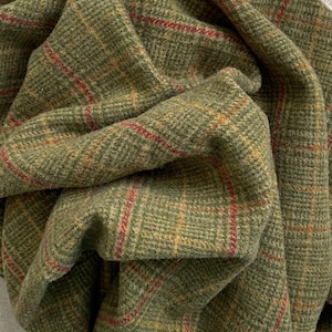 Greener Gilbert, Felted Wool Fabric for Rug Hooking, Wool Applique and Crafts