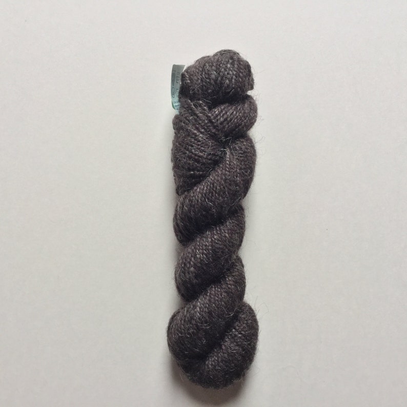 2 ply Rauma Ryegarn Norwegian Wool Rug Yarn #516 Heather Black