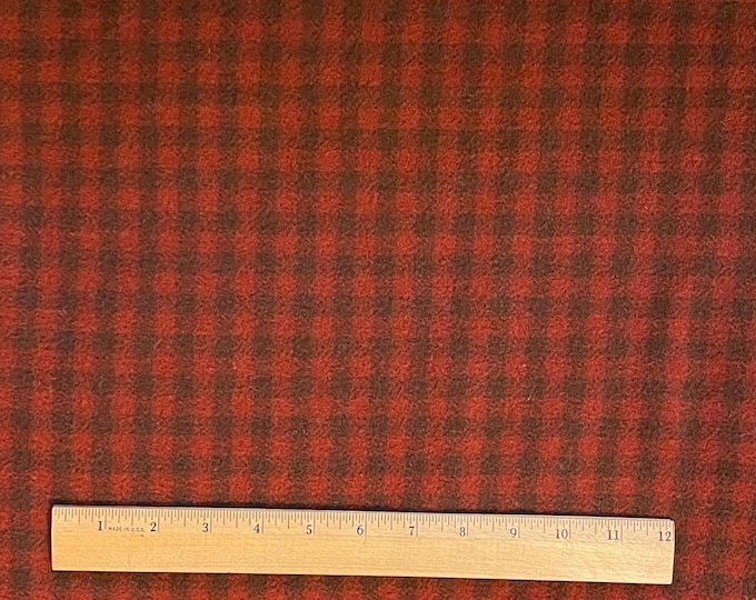 PA Camo Plaid, Felted Wool Fabric for Rug Hooking, Wool Appliqué, Sewing and Crafts