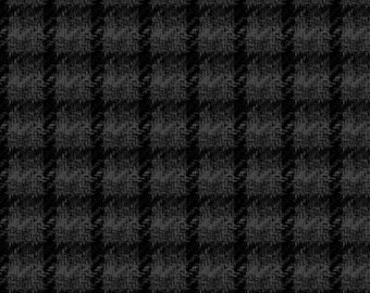 Cotton Holly Plaid Black, 100% Cotton, MASF10897-J, for Sewing, Wool Appliqué and Craft Projects. Sold by the half-yard.