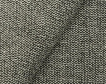 Black and Natural Barley Corn Weave, Felted Wool Fabric for Rug Hooking, Wool Applique and Crafts