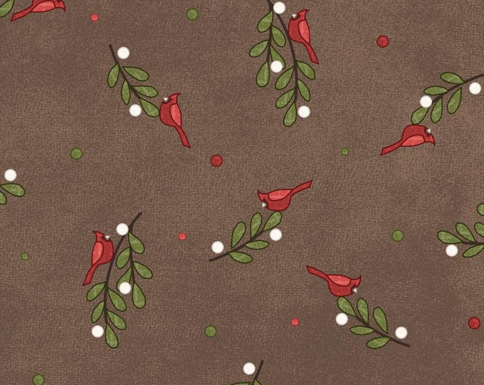 COTTON Brown Bunches Flannel, 100% COTTON, MASF11164-A, Sold by the half-yard.