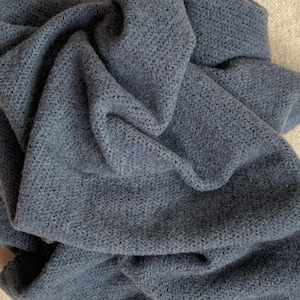 Federal Blue, Felted Wool Fabric for Rug Hooking, Wool Appliqué, Sewing and Crafts