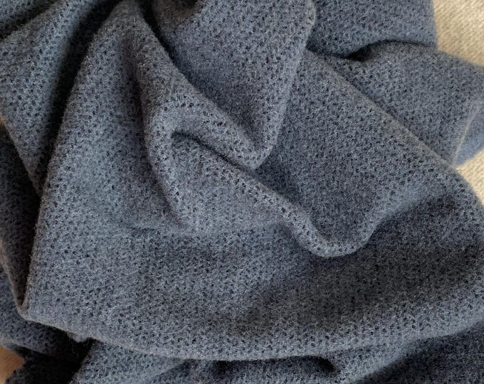 Federal Blue, Felted Wool Fabric for Rug Hooking, Wool Appliqué, Sewing and Crafts