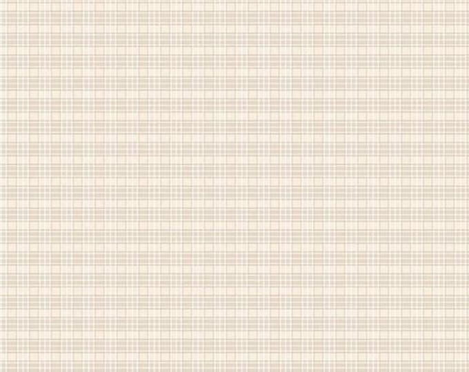 Yarn Dyed Cotton Fabric, Cream Back Porch Plaid, #3383Y-44, Sold in 1/2 yd Increments