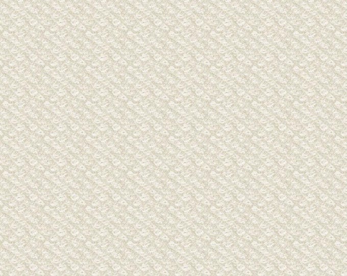 Cotton Woolies Light Cream Poodle Bouclé Flannel, 100% COTTON, MASF18505-E for Sewing, Wool Appliqué & Craft Projects. Sold by the Half-Yard