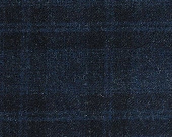 Midnight Blue, Felted Wool Fabric for Rug Hooking, Wool Applique and Crafts