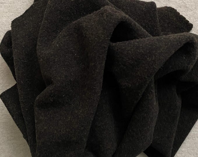 Wonderful Good Brown, Felted Wool Fabric for Rug Hooking, Wool Appliqué and Crafts