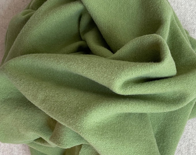 Spring Green Solid, Felted Wool Fabric for Rug Hooking, Wool Applique, Crafts and Sewing