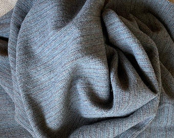 Blue Jay Stripe, Felted Wool Fabric for Rug Hooking, Wool Applique and Crafts