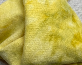 Maize, Hand Dyed Fat Quarter, Felted Wool Fabric for Rug Hooking, Wool Applique, Crafts and Sewing