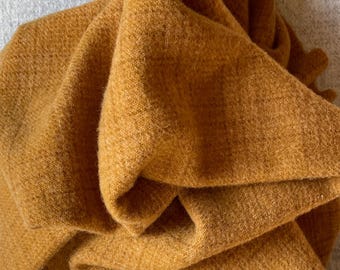 Golden Gourd, Felted Wool Fabric for Rug Hooking, Wool Appliqué, Sewing and Crafts