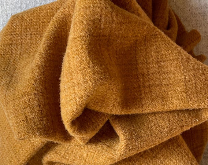 Golden Gourd, Felted Wool Fabric for Rug Hooking, Wool Appliqué, Sewing and Crafts