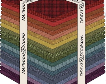 Fat Quarter Woolies Flannel Colors Volume 2, COTTON, for Sewing and Crafting.