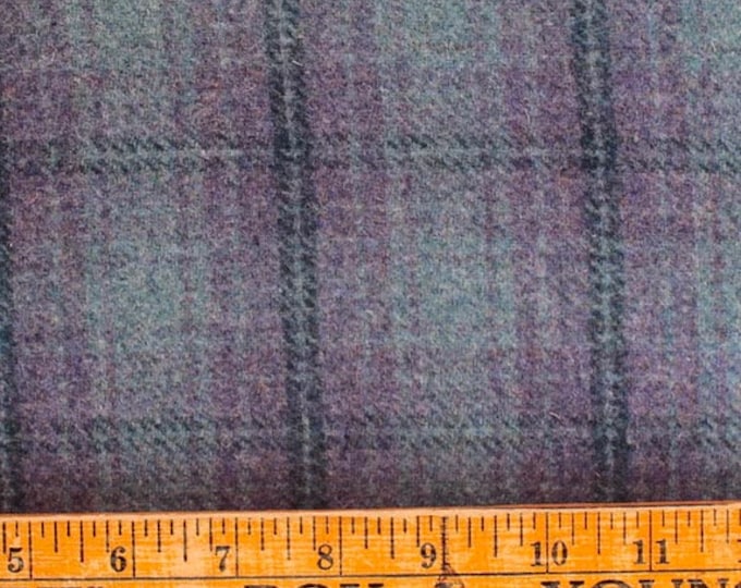 Larkspur, Felted Wool Fabric for Rug Hooking, Wool Appliqué, Sewing and Crafting