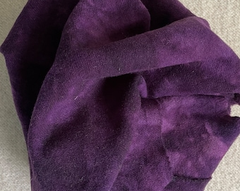 Grape, Hand Dyed Felted Wool Fabric for Rug Hooking, Wool Appliqué, Crafts and Sewing