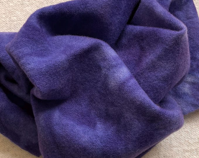 Violet, Hand Dyed Felted Wool for Rug Hooking, Wool Appliqué, Sewing and Crafting. Size: Fat Quarter