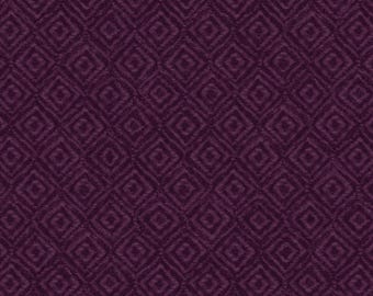 Cotton Woolies Deep Purple On Point Flannel, 100% COTTON, MASF9422-V, for Sewing, Wool Appliqué and Craft Projects. Sold by the half-yard.