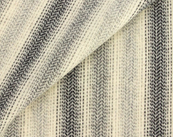 White, Gray and Black Ombre, Felted Wool Fabric for Rug Hooking, Wool Applique and Crafts