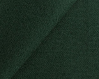 Deep Pine Green Solid, Felted Wool Fabric for Rug Hooking, Wool Appliqué, Sewing and Crafts