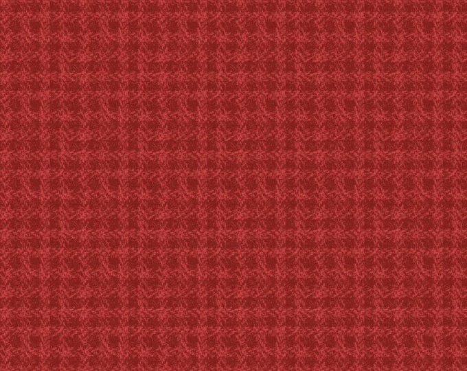 COTTON Red Texture Flannel, 100% COTTON, MASF10898-R2, Sold by the half-yard.