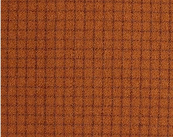 Carrot Top, Felted Wool Fabric for Rug Hooking, Wool Applique and Crafts