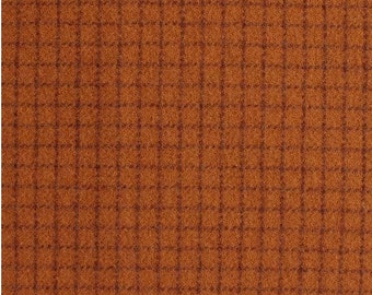 Carrot Top, Felted Wool Fabric for Rug Hooking, Wool Applique and Crafts