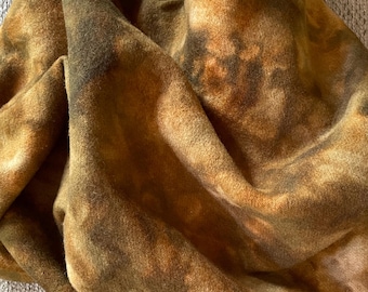 Caramel, Hand Dyed, Felted Wool Fabric for Rug Hooking, Wool Appliqué, Sewing and Crafts