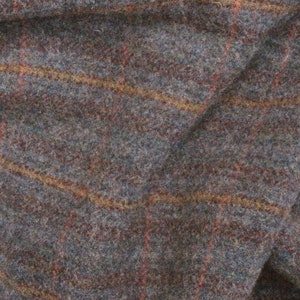 Vintage Blue, Felted Wool Fabric for Rug Hooking, Wool Applique and Crafts