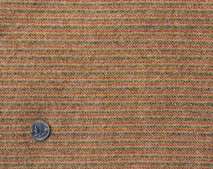 Texas Stripe, Felted Wool Fabric for Rug Hooking, Wool Applique and Crafts