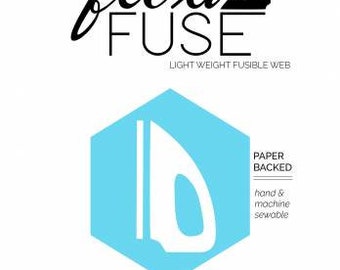 FlexiFuse Lightweight Fusible Web, 10 Sheets 8in x 10.5in