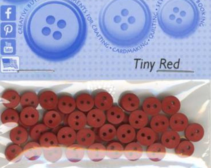 Tiny Red Buttons from Dress It Up